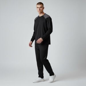 BOOMBAH Men’s Long Sleeve Pullover‎ Baseball Performance Shirt Size Small